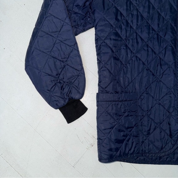 Vintage Men's Navy Quilted Jacket Retro 80s Or 90s Great Fit Made In Canada - Picture 3 of 6